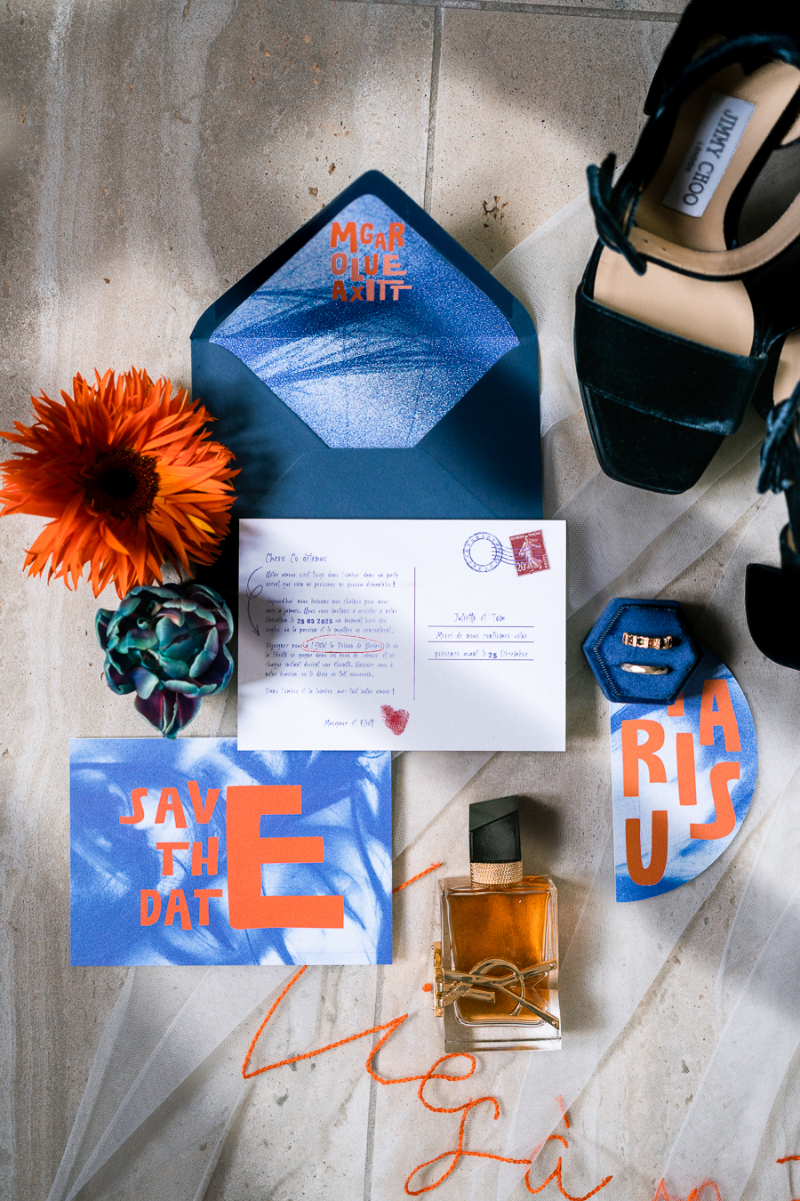 Inspiration-mariage-a-perpétuité-KD-RS-5 Flatlay papeterie mariage carte postale