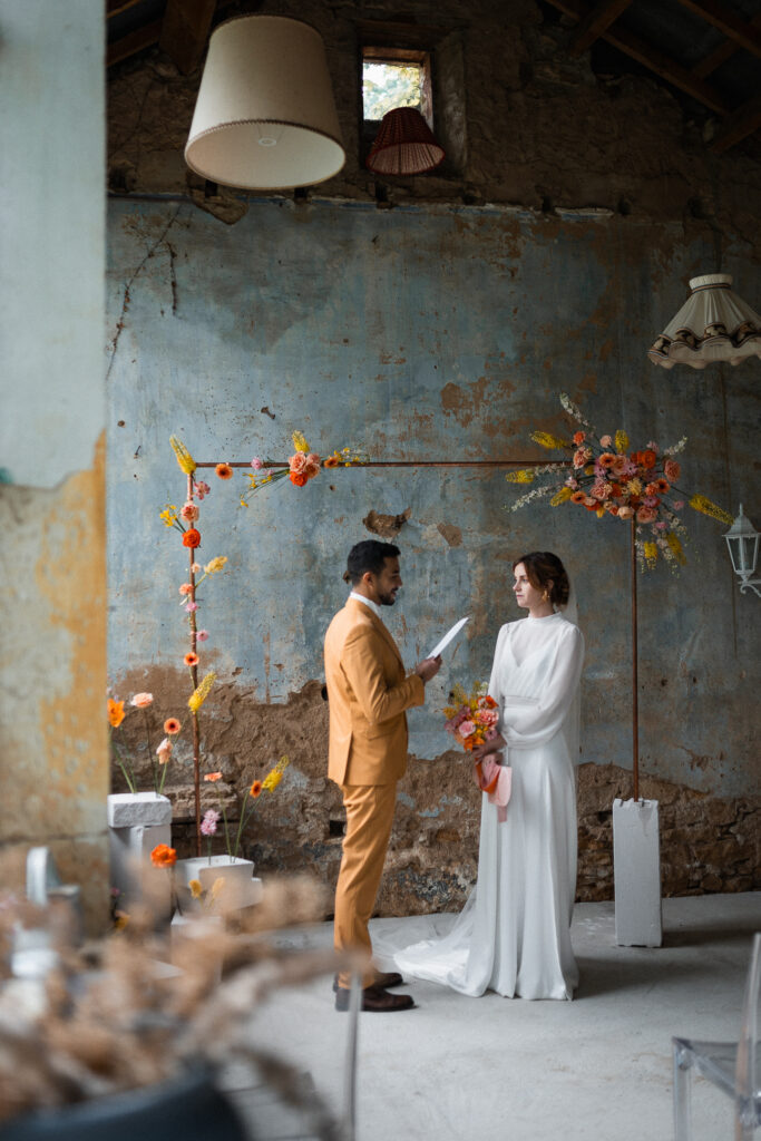 Mariage vitaminé au château de sienne sud de la france provence