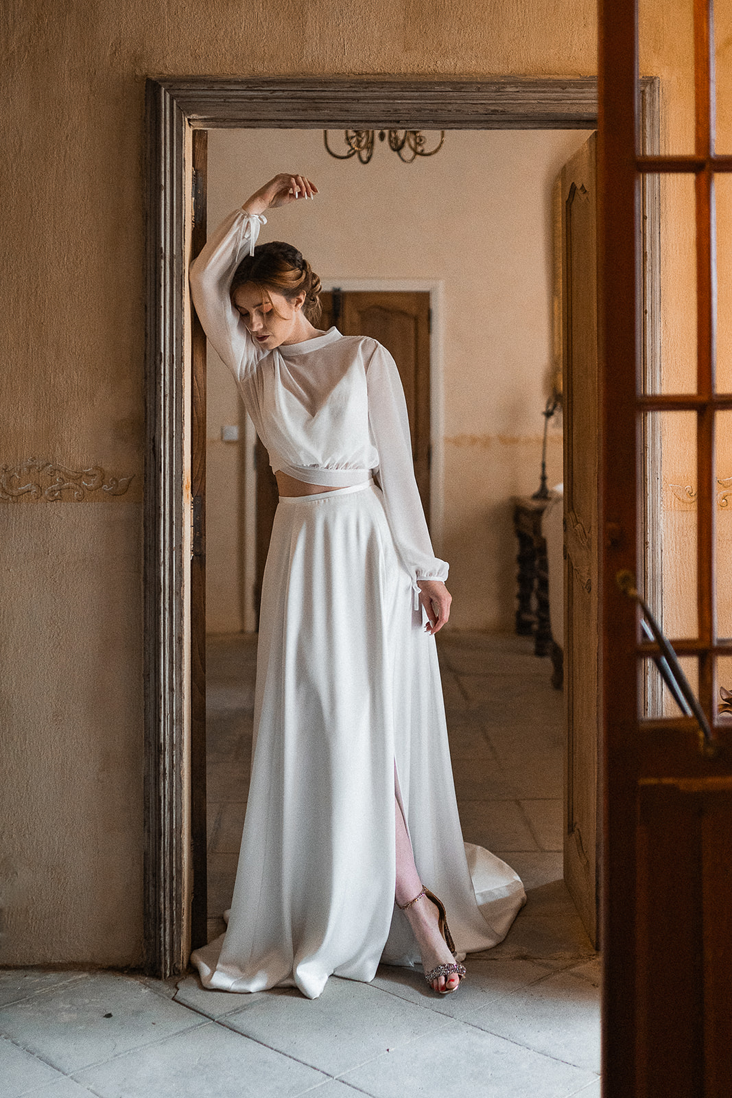 Photo de mariage éditorial Provence Château de Sienne